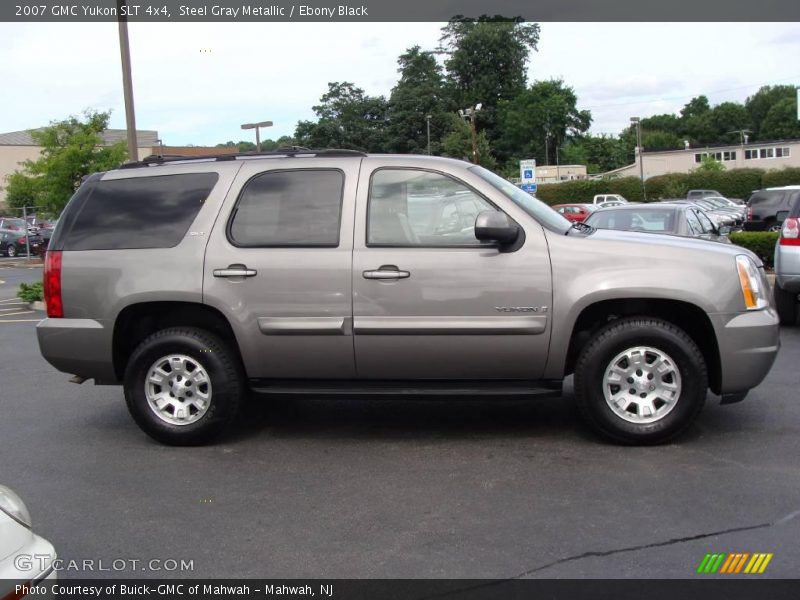 Steel Gray Metallic / Ebony Black 2007 GMC Yukon SLT 4x4