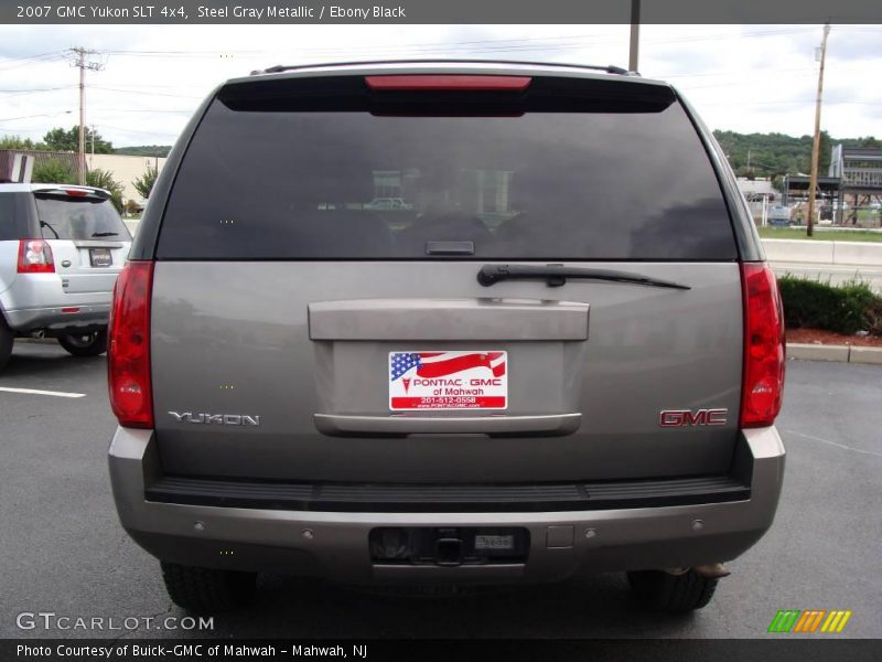 Steel Gray Metallic / Ebony Black 2007 GMC Yukon SLT 4x4
