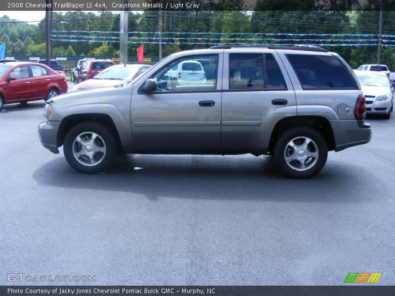 Graystone Metallic / Light Gray 2008 Chevrolet TrailBlazer LS 4x4