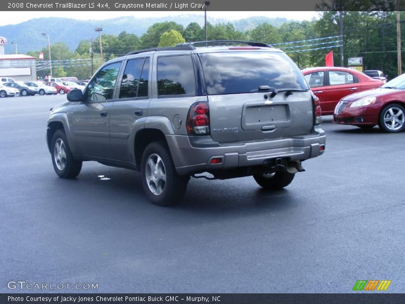 Graystone Metallic / Light Gray 2008 Chevrolet TrailBlazer LS 4x4