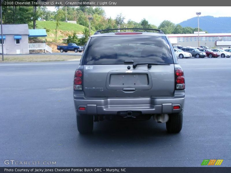 Graystone Metallic / Light Gray 2008 Chevrolet TrailBlazer LS 4x4