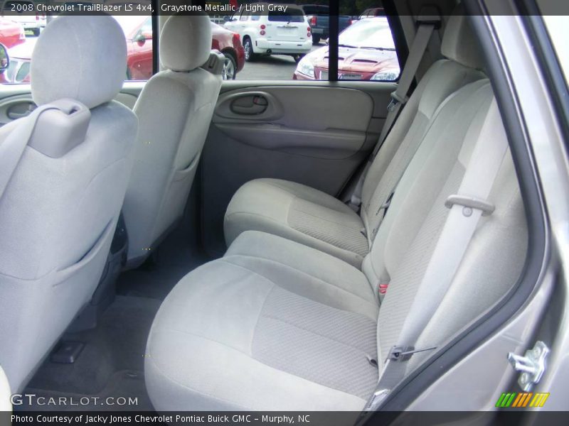 Graystone Metallic / Light Gray 2008 Chevrolet TrailBlazer LS 4x4