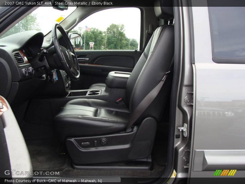 Steel Gray Metallic / Ebony Black 2007 GMC Yukon SLT 4x4