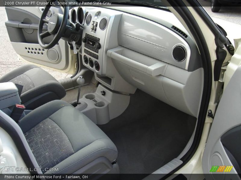 Stone White / Pastel Slate Gray 2008 Chrysler PT Cruiser LX