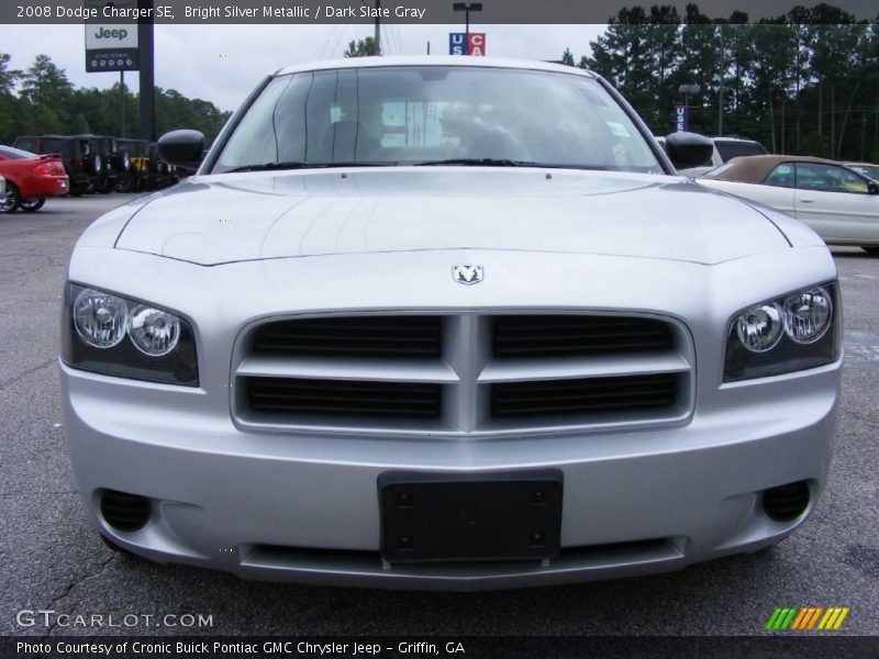 Bright Silver Metallic / Dark Slate Gray 2008 Dodge Charger SE