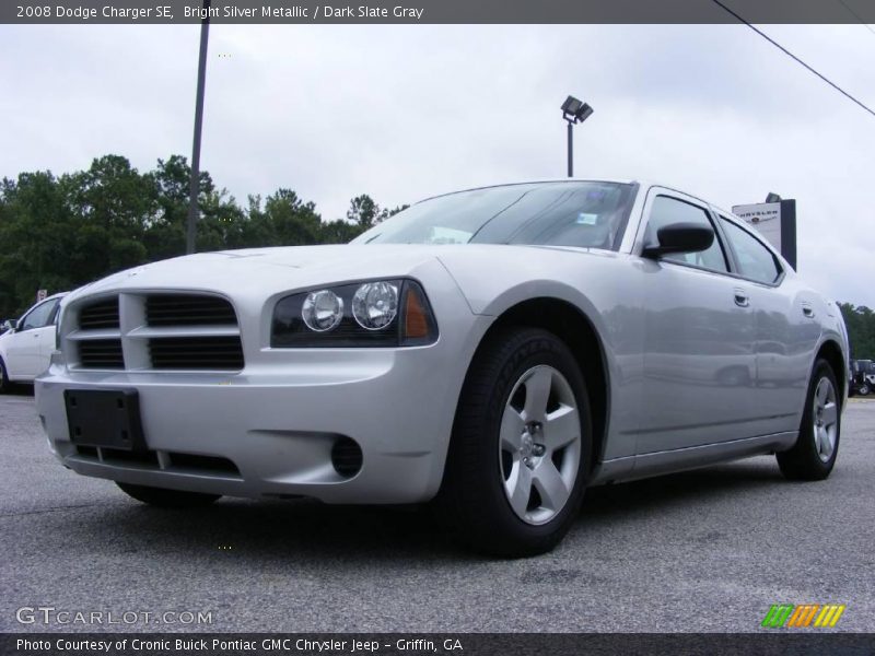 Bright Silver Metallic / Dark Slate Gray 2008 Dodge Charger SE