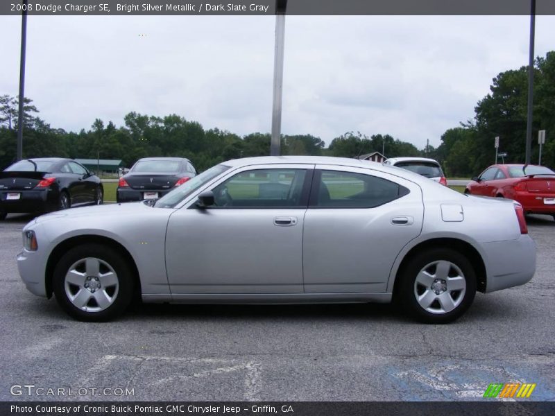 Bright Silver Metallic / Dark Slate Gray 2008 Dodge Charger SE