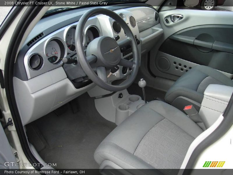 Stone White / Pastel Slate Gray 2008 Chrysler PT Cruiser LX