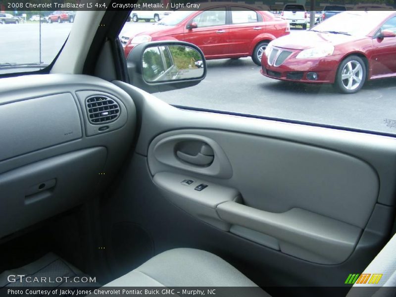 Graystone Metallic / Light Gray 2008 Chevrolet TrailBlazer LS 4x4