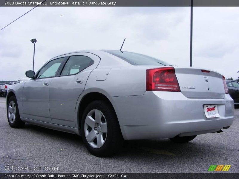 Bright Silver Metallic / Dark Slate Gray 2008 Dodge Charger SE