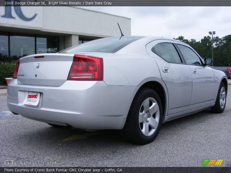 Bright Silver Metallic / Dark Slate Gray 2008 Dodge Charger SE