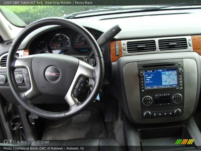 Steel Gray Metallic / Ebony Black 2007 GMC Yukon SLT 4x4