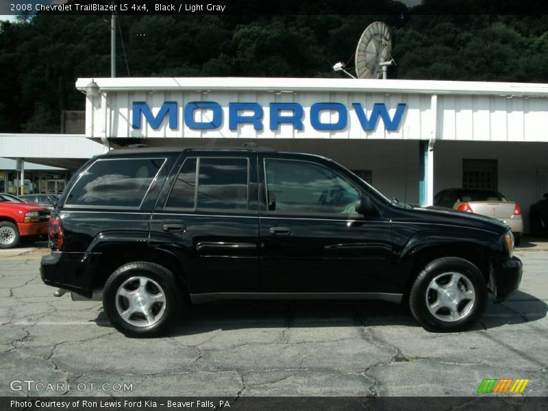 Black / Light Gray 2008 Chevrolet TrailBlazer LS 4x4