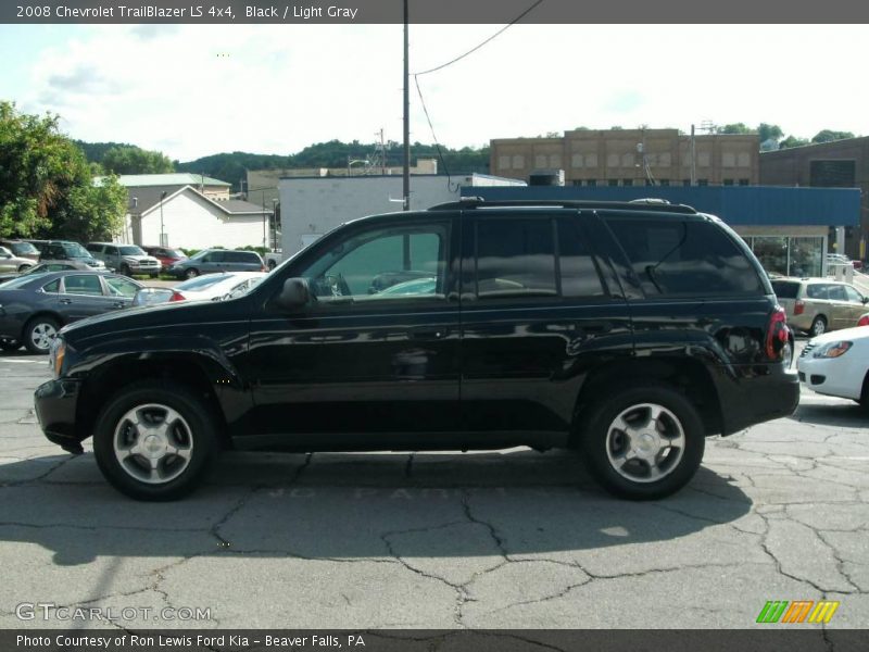 Black / Light Gray 2008 Chevrolet TrailBlazer LS 4x4