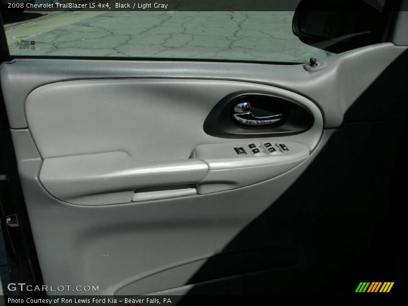 Black / Light Gray 2008 Chevrolet TrailBlazer LS 4x4