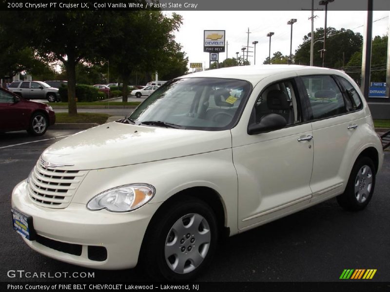 Cool Vanilla White / Pastel Slate Gray 2008 Chrysler PT Cruiser LX