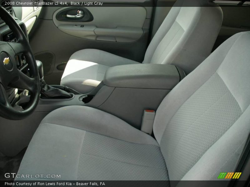 Black / Light Gray 2008 Chevrolet TrailBlazer LS 4x4