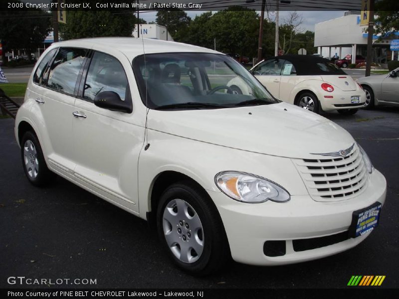 Cool Vanilla White / Pastel Slate Gray 2008 Chrysler PT Cruiser LX