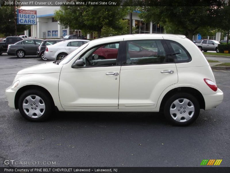 Cool Vanilla White / Pastel Slate Gray 2008 Chrysler PT Cruiser LX