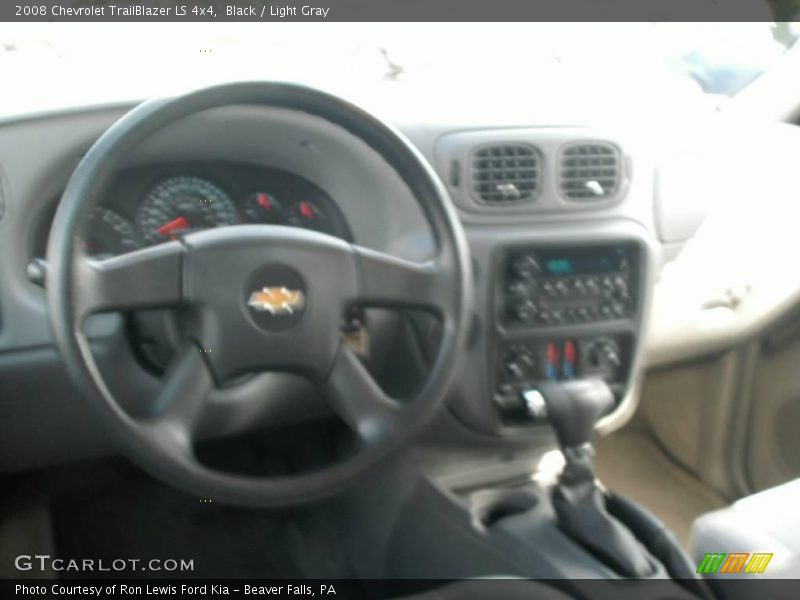 Black / Light Gray 2008 Chevrolet TrailBlazer LS 4x4