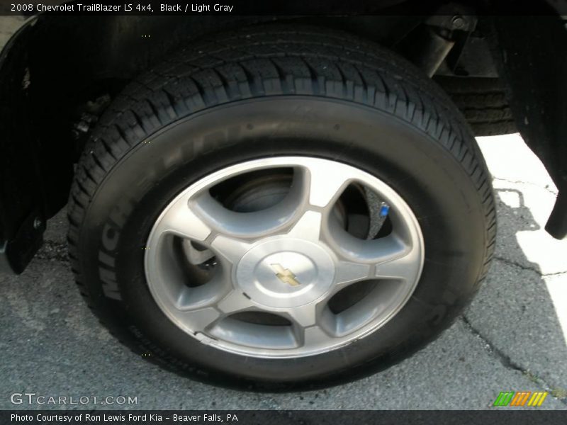 Black / Light Gray 2008 Chevrolet TrailBlazer LS 4x4