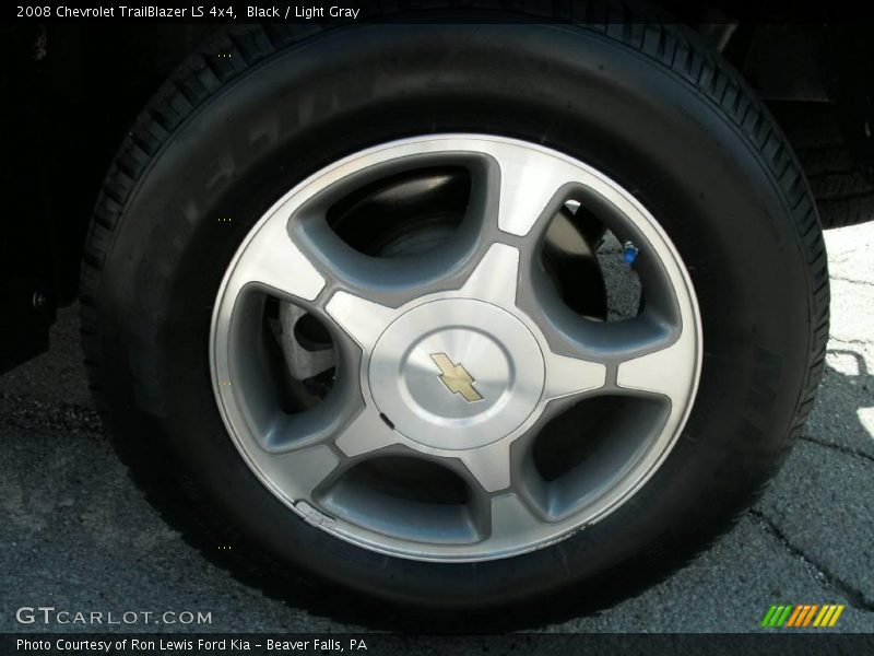 Black / Light Gray 2008 Chevrolet TrailBlazer LS 4x4