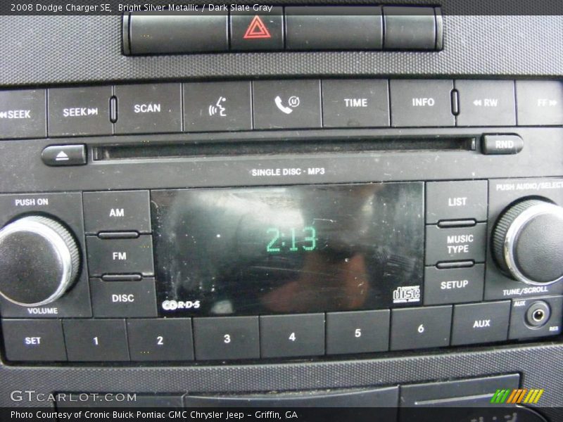 Bright Silver Metallic / Dark Slate Gray 2008 Dodge Charger SE