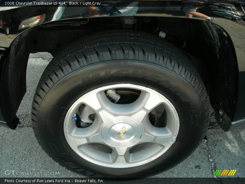 Black / Light Gray 2008 Chevrolet TrailBlazer LS 4x4
