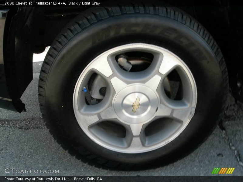Black / Light Gray 2008 Chevrolet TrailBlazer LS 4x4