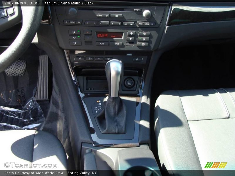 Titanium Silver Metallic / Black 2007 BMW X3 3.0si