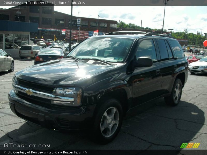 Black / Light Gray 2008 Chevrolet TrailBlazer LS 4x4