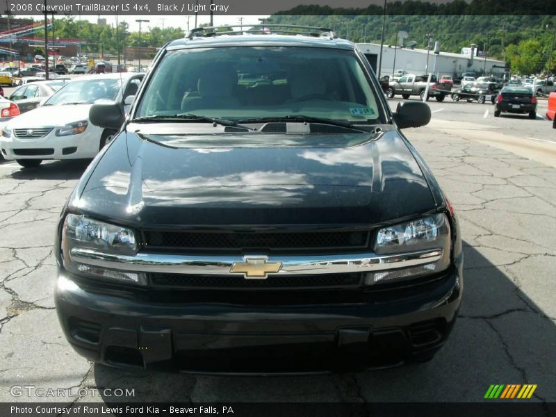 Black / Light Gray 2008 Chevrolet TrailBlazer LS 4x4