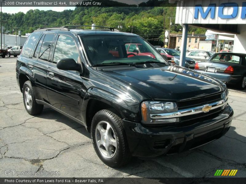 Black / Light Gray 2008 Chevrolet TrailBlazer LS 4x4