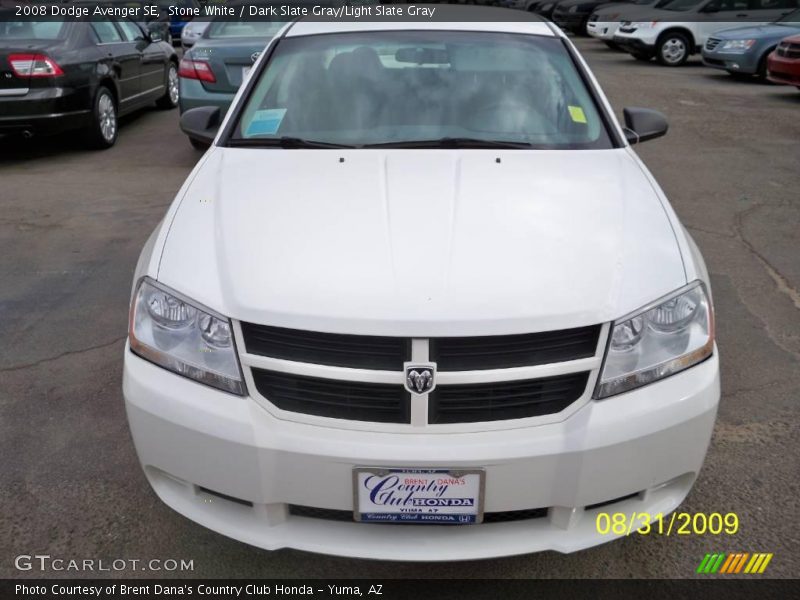 Stone White / Dark Slate Gray/Light Slate Gray 2008 Dodge Avenger SE
