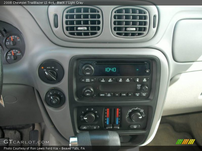 Black / Light Gray 2008 Chevrolet TrailBlazer LS 4x4