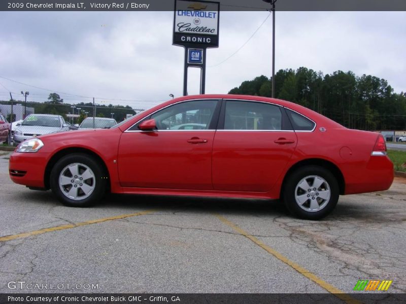 Victory Red / Ebony 2009 Chevrolet Impala LT