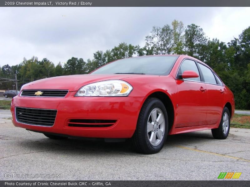 Victory Red / Ebony 2009 Chevrolet Impala LT