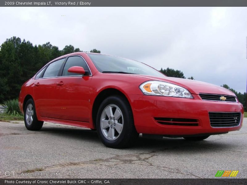 Victory Red / Ebony 2009 Chevrolet Impala LT