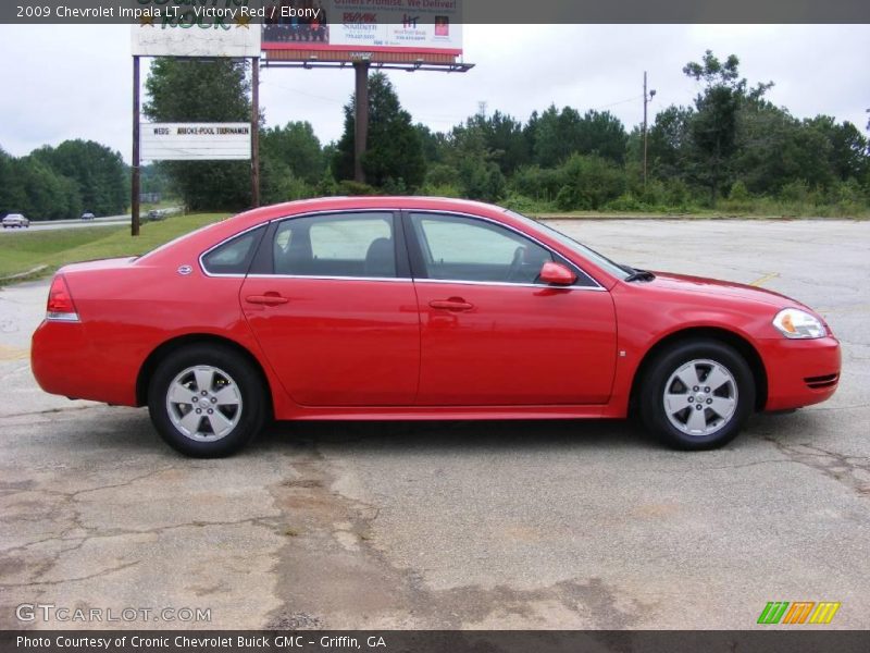 Victory Red / Ebony 2009 Chevrolet Impala LT