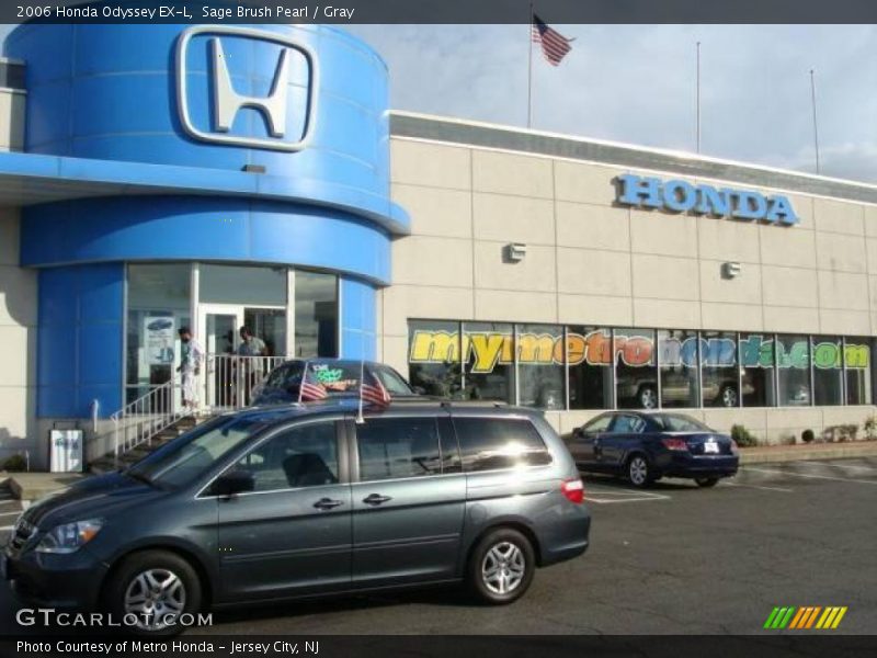 Sage Brush Pearl / Gray 2006 Honda Odyssey EX-L