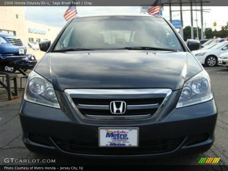 Sage Brush Pearl / Gray 2006 Honda Odyssey EX-L