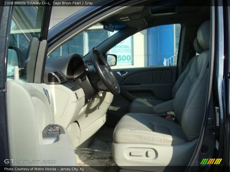 Sage Brush Pearl / Gray 2006 Honda Odyssey EX-L