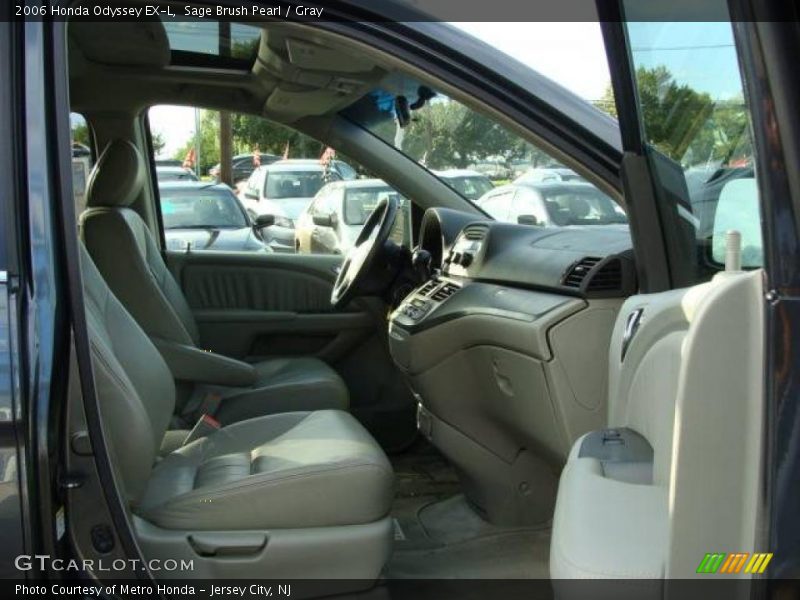 Sage Brush Pearl / Gray 2006 Honda Odyssey EX-L