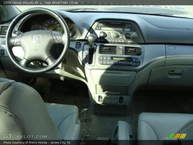 Sage Brush Pearl / Gray 2006 Honda Odyssey EX-L