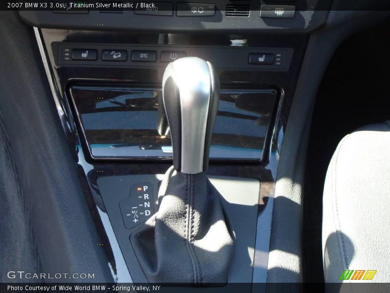 Titanium Silver Metallic / Black 2007 BMW X3 3.0si