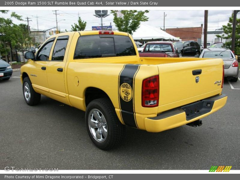 Solar Yellow / Dark Slate Gray 2005 Dodge Ram 1500 SLT Rumble Bee Quad Cab 4x4