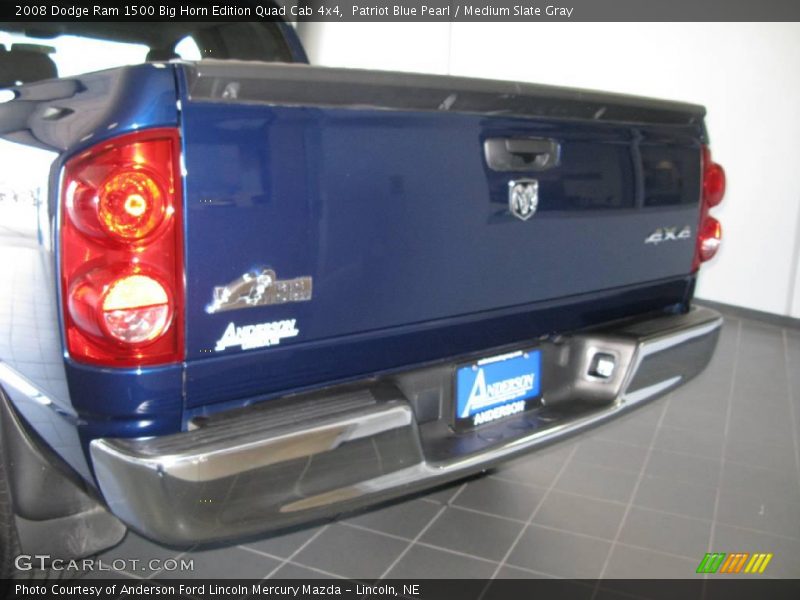 Patriot Blue Pearl / Medium Slate Gray 2008 Dodge Ram 1500 Big Horn Edition Quad Cab 4x4