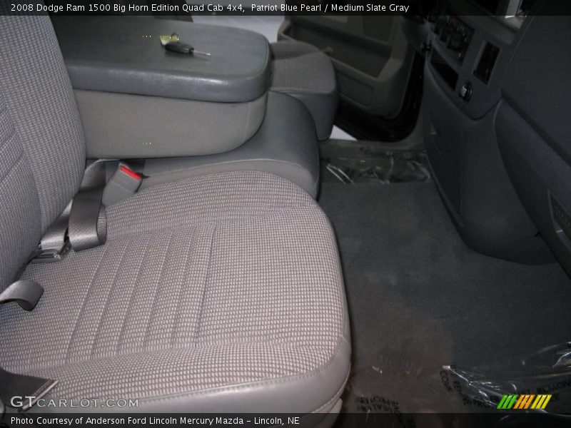 Patriot Blue Pearl / Medium Slate Gray 2008 Dodge Ram 1500 Big Horn Edition Quad Cab 4x4