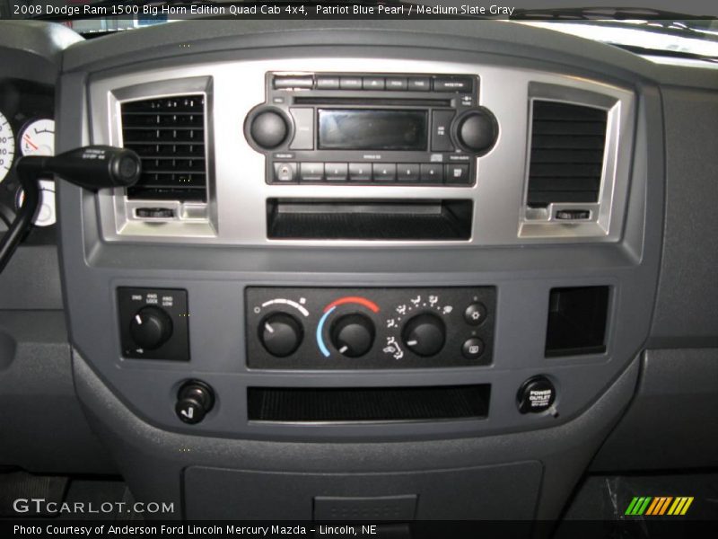 Patriot Blue Pearl / Medium Slate Gray 2008 Dodge Ram 1500 Big Horn Edition Quad Cab 4x4