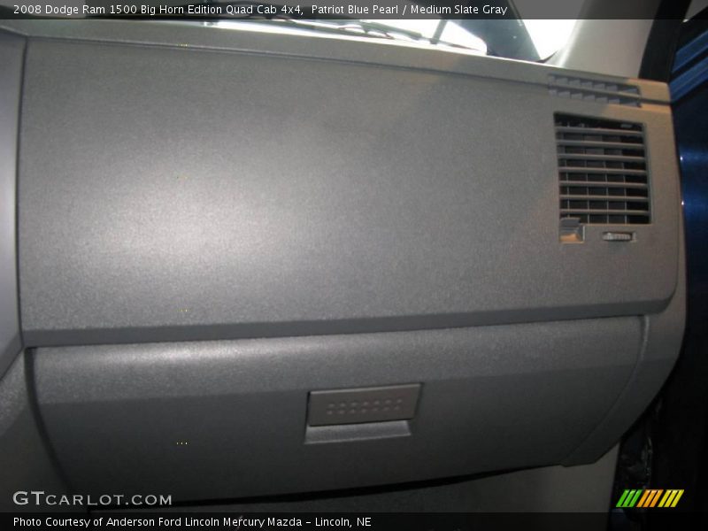 Patriot Blue Pearl / Medium Slate Gray 2008 Dodge Ram 1500 Big Horn Edition Quad Cab 4x4